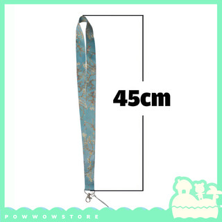 Dây Đeo Thẻ Vải Canvas 45cm In Hoạ Tiết Painting Abstract Ấn Tượng, Phụ Kiện Điện Thoại Và Bảng Thẻ