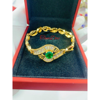 Các mẫu lắc tay trang sức mạ vàng 18k , hàng titan không phai màu .