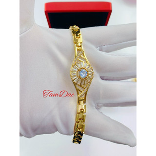Các mẫu lắc tay trang sức mạ vàng 18k , hàng titan không phai màu .