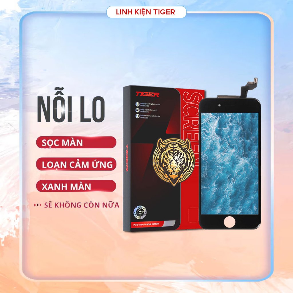 Màn hình cho lphone 5/5S/5SE/6/6S/6P/6SP/7G/7P/8G/8P , màn hình TIGER chính hãng chất lượng LCD | BigBuy360 - bigbuy360.vn