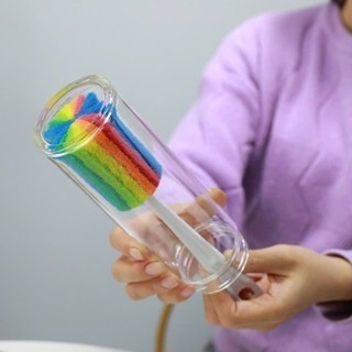 Cây cọ rửa ly đa sắc màu