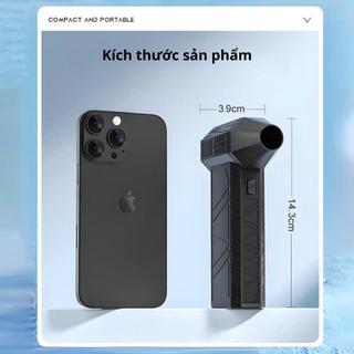 Quạt Phản Lực Đa Năng Mini Ô tô Máy thổi cầm tay mini công suất cao Thổi vệ sinh Thổi tuyết  Đa Dụng