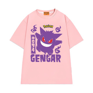 Áo Thun Pokemon Gengar NGỐ TEE Form Unisex Vải Cotton 75 Thoáng Mát Mềm Mịn