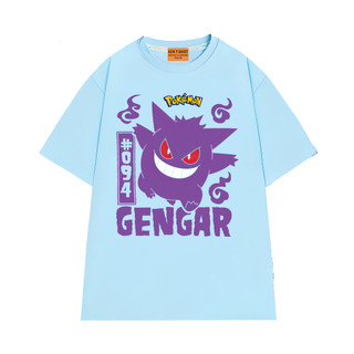 Áo Thun Pokemon Gengar NGỐ TEE Form Unisex Vải Cotton 75 Thoáng Mát Mềm Mịn
