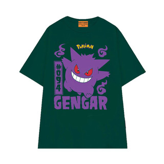 Áo Thun Pokemon Gengar NGỐ TEE Form Unisex Vải Cotton 75 Thoáng Mát Mềm Mịn