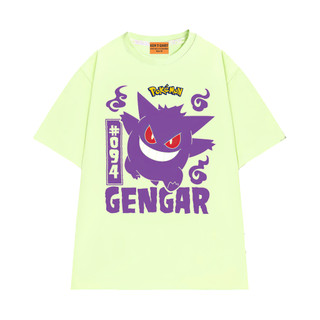 Áo Thun Pokemon Gengar NGỐ TEE Form Unisex Vải Cotton 75 Thoáng Mát Mềm Mịn