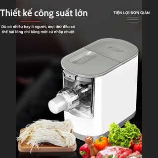 Máy làm sợi mì sợi bún tươi tự động -Dụng cụ làm mì đa năng với 6 khuôn làm mì cho 6 loại sợi mì