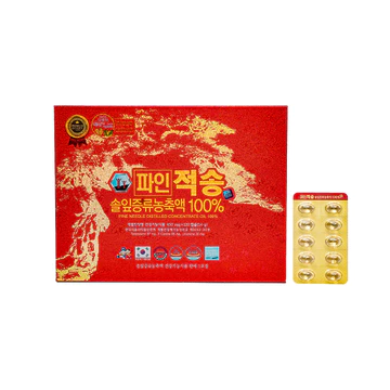 [Nội địa Hàn Quốc] Tinh dầu thông đỏ chính phủ Red Pine Jeoksong – HỘP 120 viên