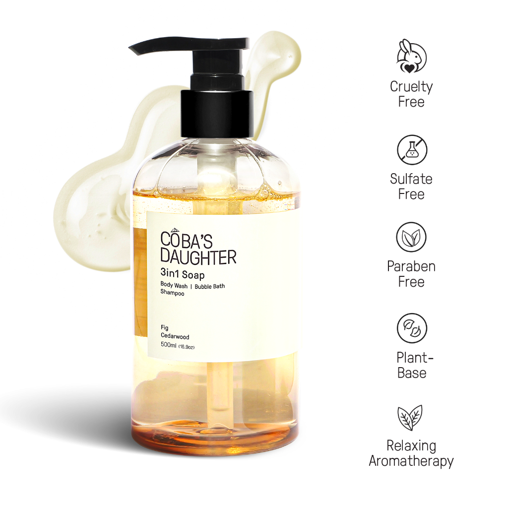 Ảnh Gel Tắm Gội, Tắm Bồn CoBa's Daughter Bodywash, Shampoo and Bubble Bath 3in1 500ml - 3 hương thơm 2