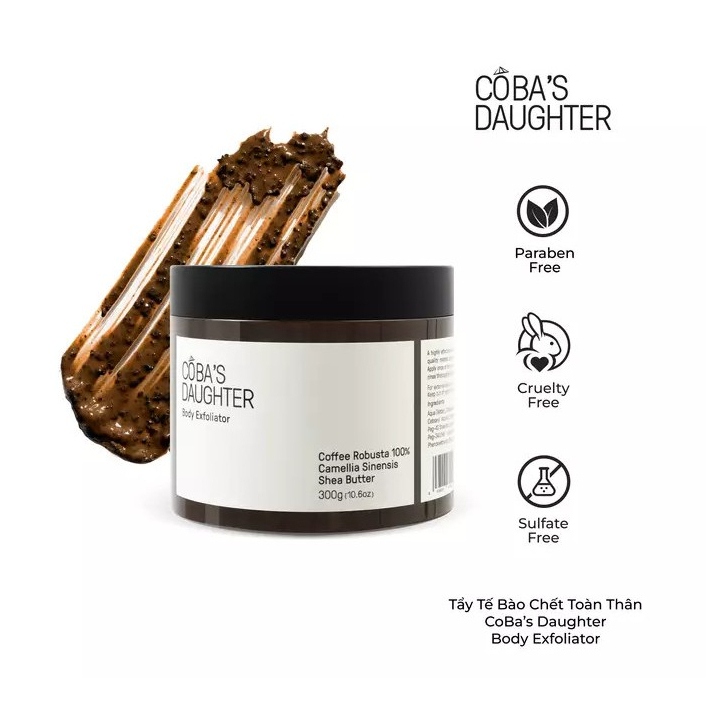 Tẩy Da Chết CoBa’s Daughter Body Exfoliator 300gr