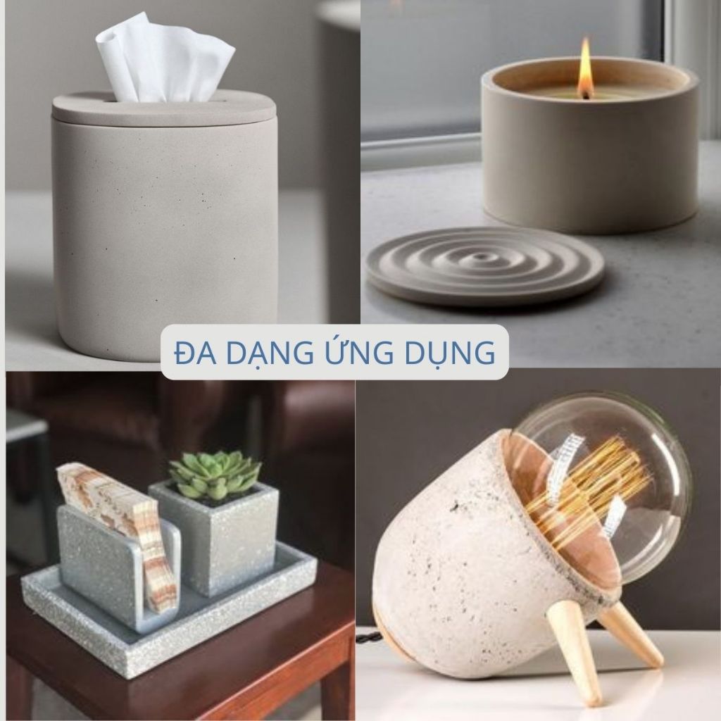 [5kg] Bột xi măng đổ khuôn nhanh khô độ bền cao thẩm mỹ chuyên nghành đổ khuôn