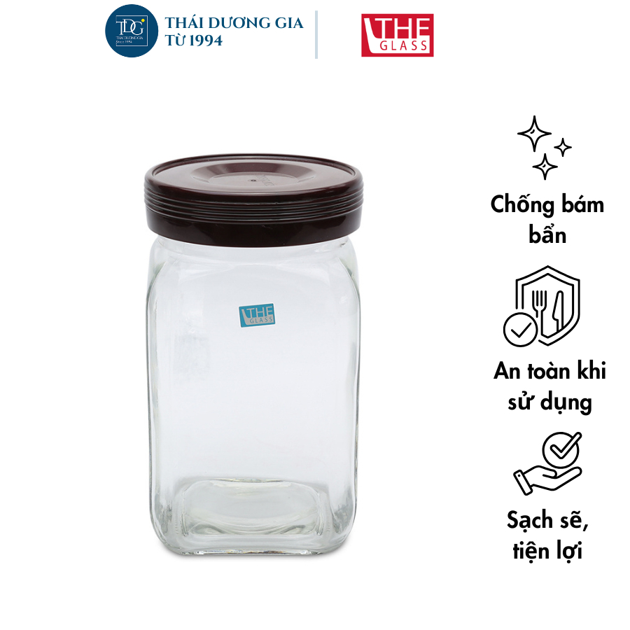 Bộ lọ đựng thủy tinh 3 chiếc – 1375ml Hàn Quốc The Glass – GIA23AA | Thái Dương Gia