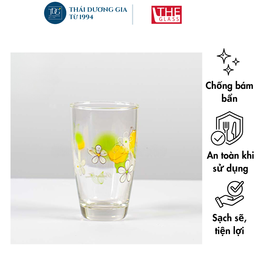 Bộ bình nước 1.4 lít và 2 cốc uống nước 320ml Hàn Quốc The Glass GI801AA | Thái Dương Gia