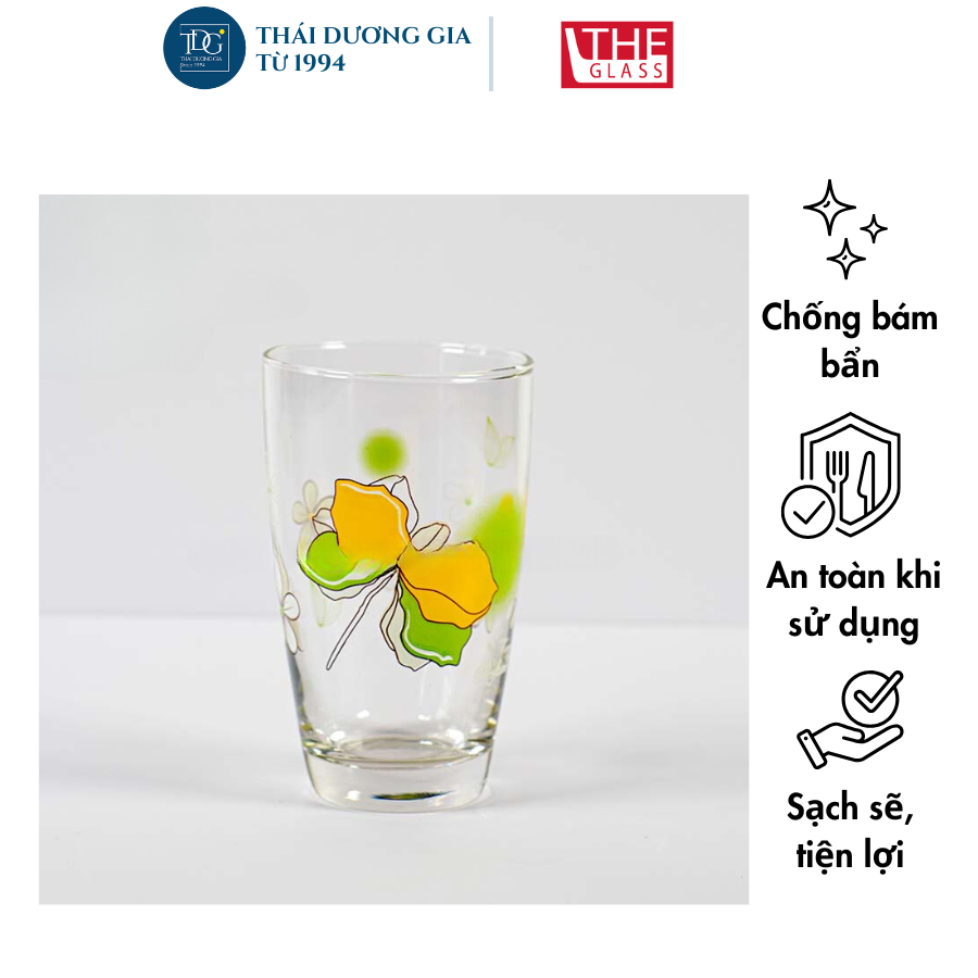 Bộ bình nước 1.4 lít và 2 cốc uống nước 320ml Hàn Quốc The Glass GI801AA | Thái Dương Gia