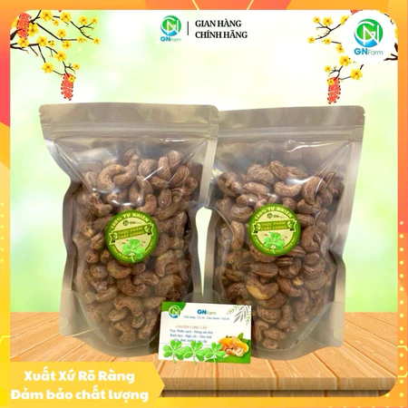 Hạt Điều Việt Nam Hạt Điều A Cồ Rang Muối Vỏ Lụa Nguyên Hạt Giòn Ngon Chất Lượng Trên Từng Hạt - Túi 500g/1kg