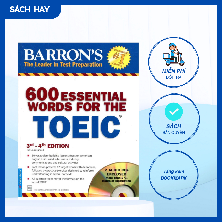 Ảnh Sách - Barron's Essential Words For The TOEIC (6th Edition) - Trí Việt 1