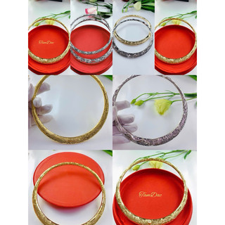 kiềng cổ, vòng cổ TRẮNG,CAO CẤP trạm rồng chữ thọ  trang sức hàng cao cấp