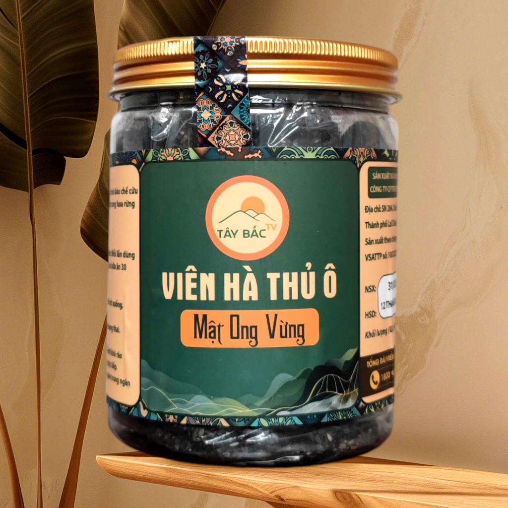 Product image Viên hà thủ ô mật ong vừng Tây Bắc TV 450g hỗ trợ giảm rụng tóc, bạc tóc sớm, bổ thận, bổ huyết 5