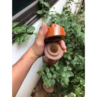 Lọ Tăm gỗ Hương hàng kỹ bóng si giá tại xưởng làng nghề tiện gỗ nhị khê