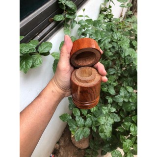 Lọ Tăm gỗ Hương hàng kỹ bóng si giá tại xưởng làng nghề tiện gỗ nhị khê