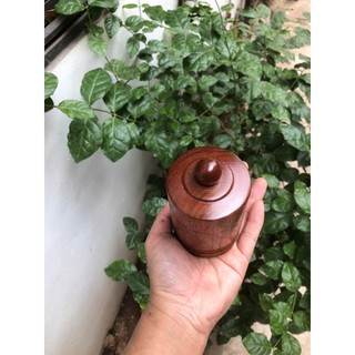 Lọ Tăm gỗ Hương hàng kỹ bóng si giá tại xưởng làng nghề tiện gỗ nhị khê