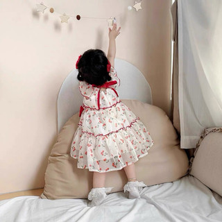 Váy bé gái tay cánh tiên phối nơ xòe tầng cao cấp D1022 Bí Ngô Nhỏ