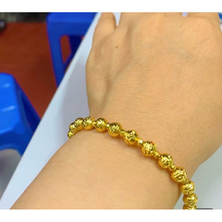 Vòng tay nữ thời trang  mạ vàng , trắng,dạng lắc bi cao cấp thiết kế 2 màu trắng, Bạch kim, vàng, đẳng cấp,  sang trọng.