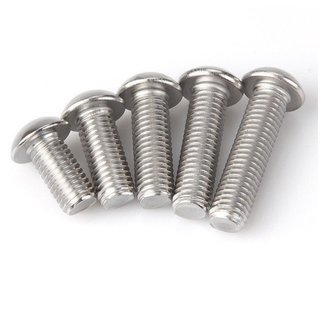 (INOX304) 50 cái M2,M2.5 bulong lục giác chìm đầu cầu, đầu mo inox304