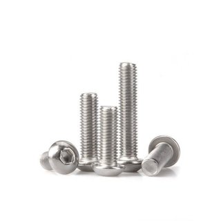(INOX304) 50 cái M2,M2.5 bulong lục giác chìm đầu cầu, đầu mo inox304