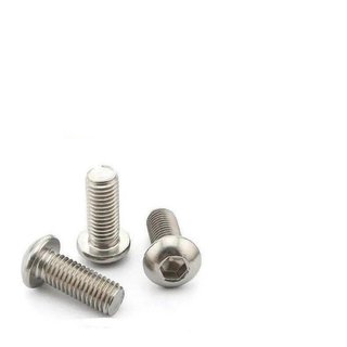 (INOX304) 50 cái M2,M2.5 bulong lục giác chìm đầu cầu, đầu mo inox304