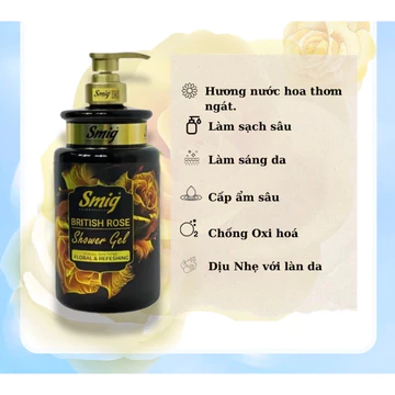 Sữa tắm Smig, sữa tắm nước hoa, sữa tắm trắng da 800ml