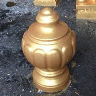 Khuôn đúc bê tông mẫu quả bí gắn trụ cổng, đỉnh trụ hàng rào kích thước 29x21