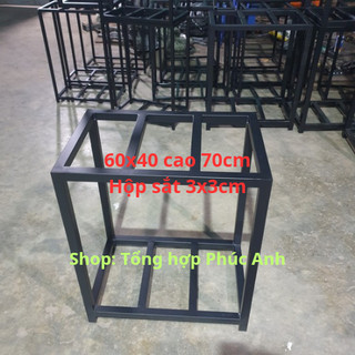 Chân sắt hồ cá, kệ sắt hồ cá 2 tầng Tổng hợp Phúc Anh sắt hộp 2x2cm