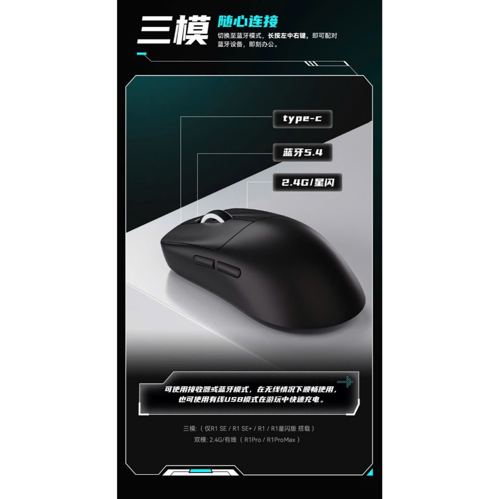 [HỎA TỐC] Chuột Gaming Không Dây VXE Dragonfly R1 Series Siêu Nhẹ PAW3395 Polling Rate 4K | BigBuy360 - bigbuy360.vn