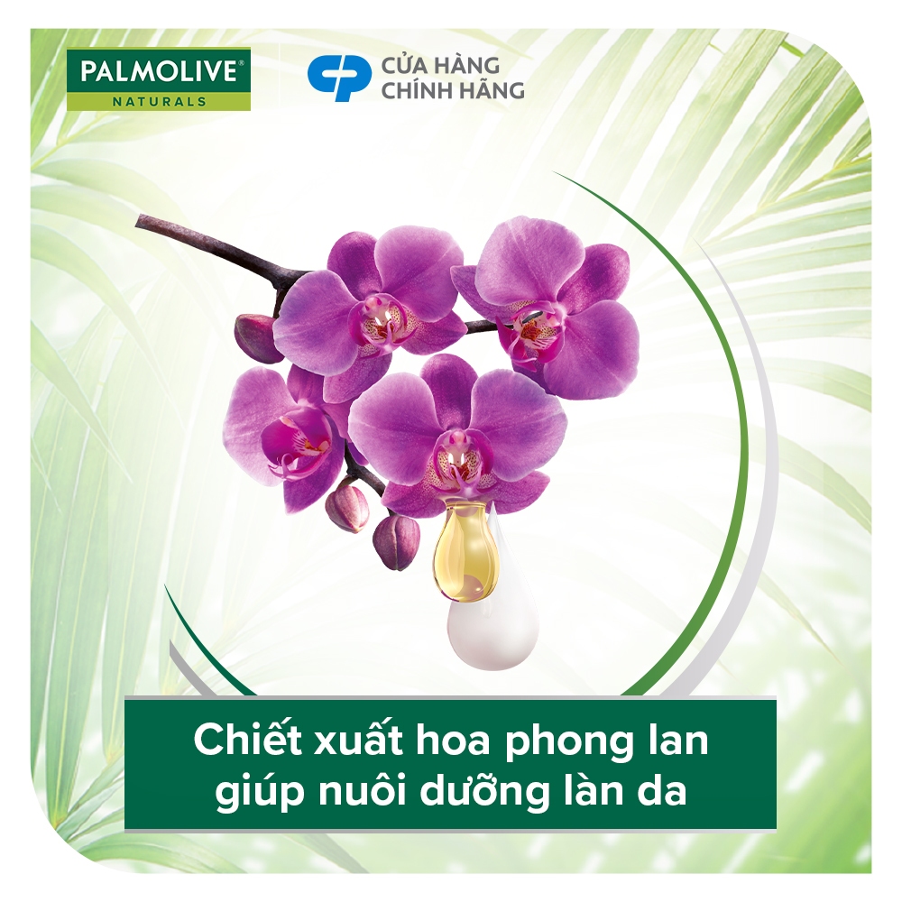 Ảnh Bộ 2 Sữa tắm Palmolive mịn màng quyến rũ 95% chiết xuất từ phong lan 500g 4
