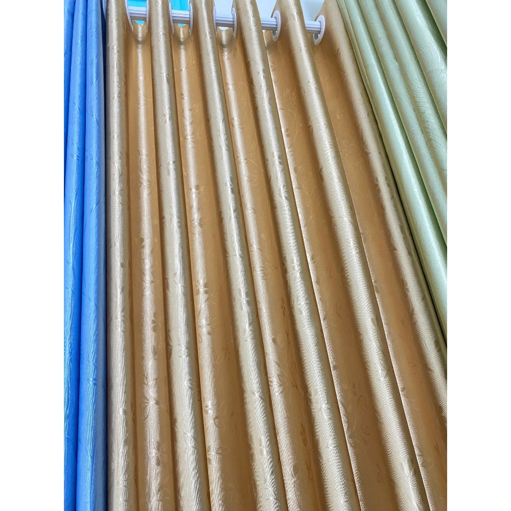 1 TẤM GẤM TRƠN MÀU VÀNG CHƯA CÓ CÂY TREO - TREO 1 TẤM MUA 1 TẤM _TREO 2 TẤM MUA 2 TẤM RÈM CỬA VIỆT HÀN