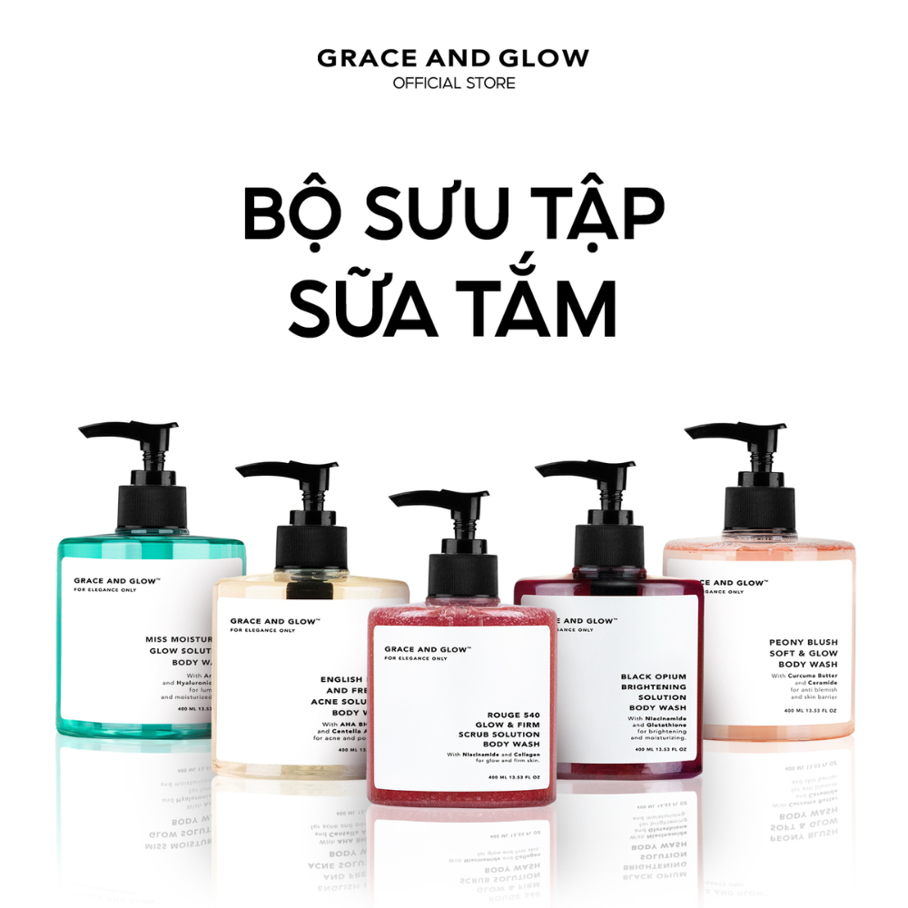 Ảnh Sữa tắm trắng da Grace And Glow Body Wash 400ml giúp làm căng và sáng da 2