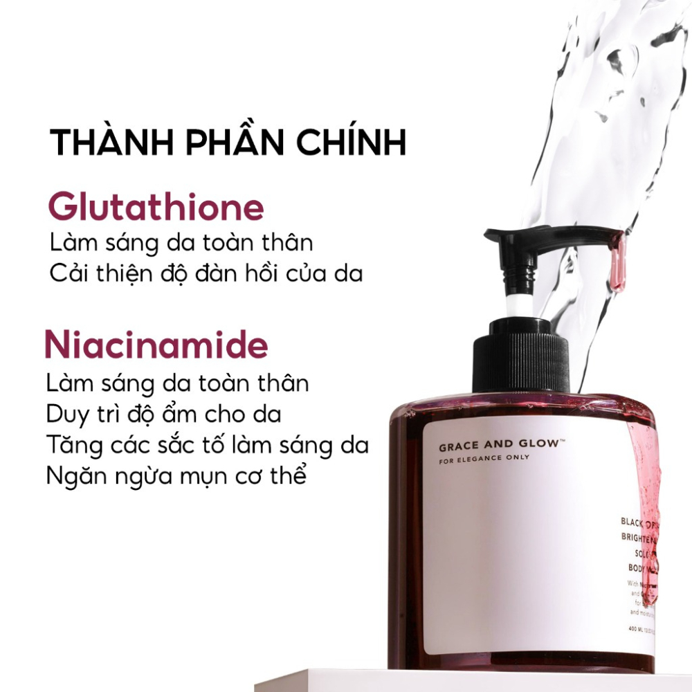 Ảnh Sữa tắm trắng da Grace And Glow Body Wash 400ml giúp làm căng và sáng da 3
