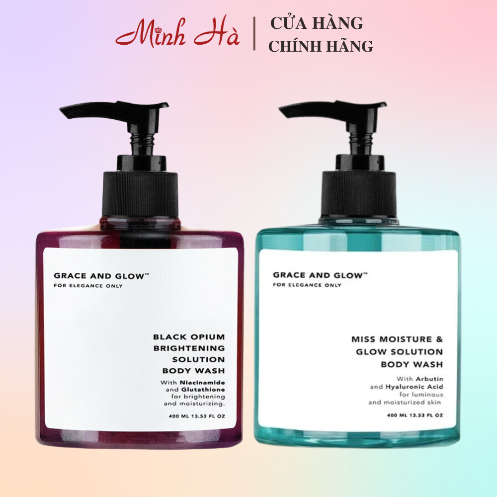 Ảnh Sữa tắm trắng da Grace And Glow Body Wash 400ml giúp làm căng và sáng da 1