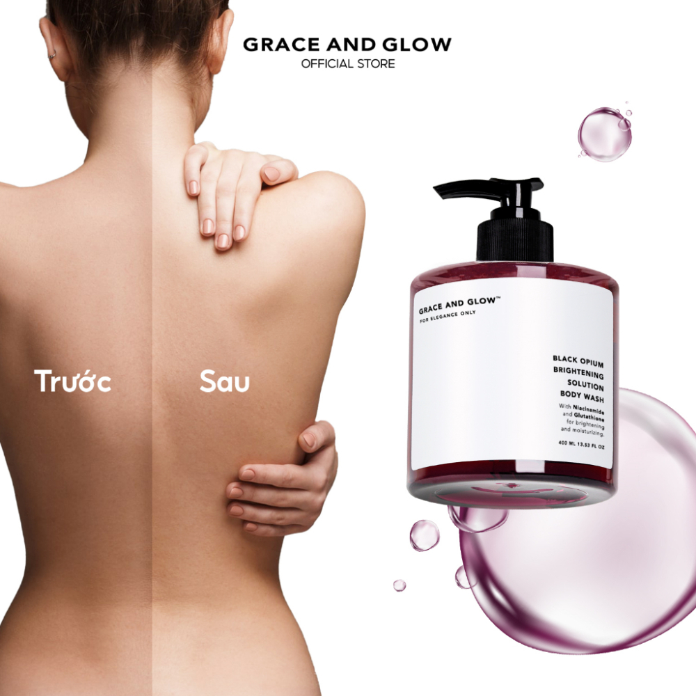 Ảnh Sữa tắm trắng da Grace And Glow Body Wash 400ml giúp làm căng và sáng da 4