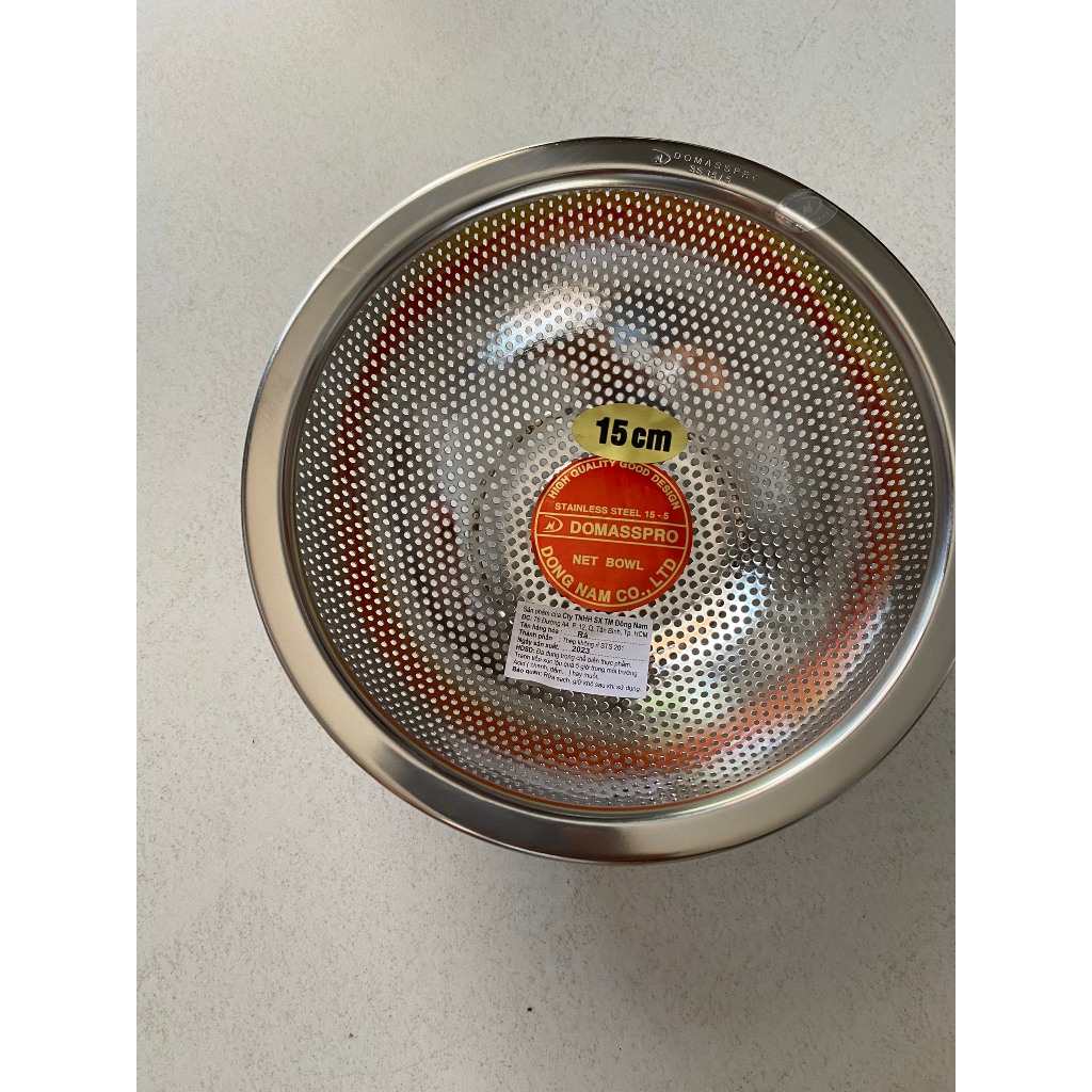 Rổ Rá Đông Nam 15cm inox 201(tem đỏ) | Shopee Việt Nam