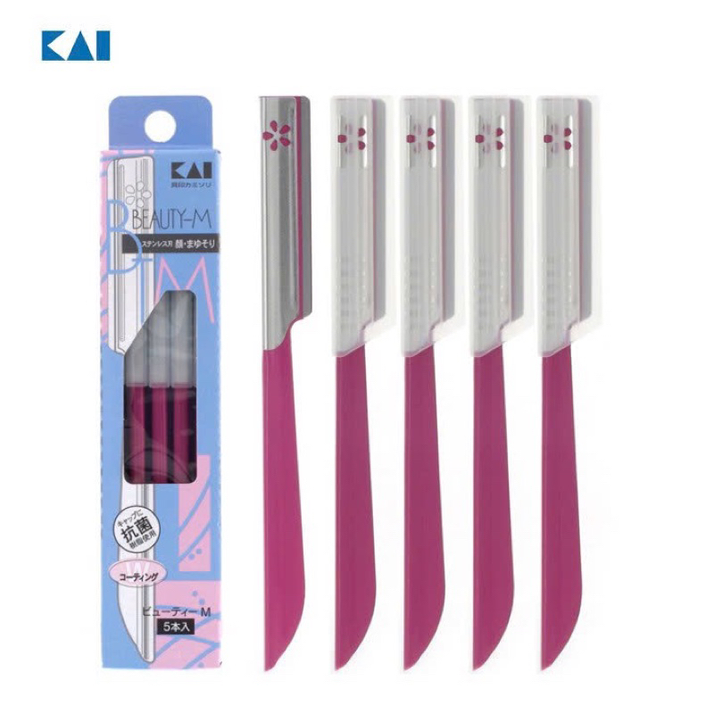 Set 5 dao cạo lông mày KAI Nhật Bản