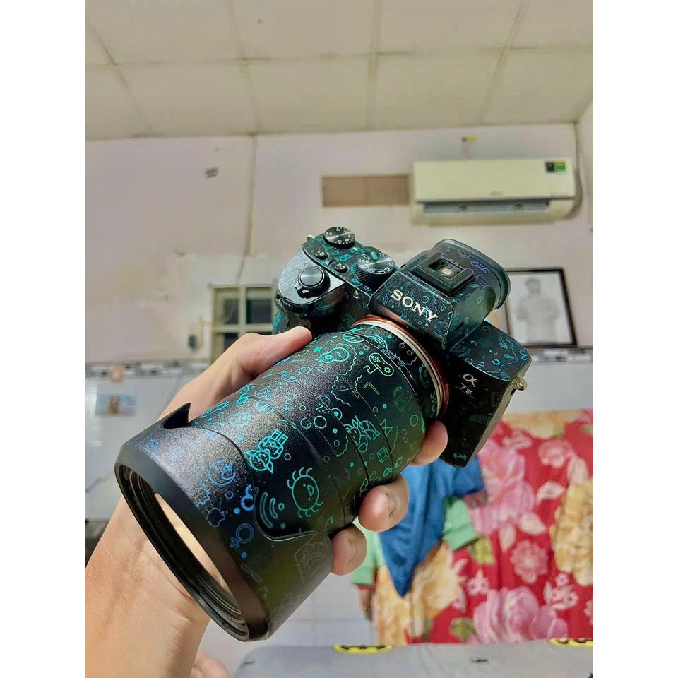 Decal chống xước cho Flash và lens các dòng Canon Sony Nikon Fuji - Flash Godox V860,Flash Godox V1,GODOX TT685s..v.v...