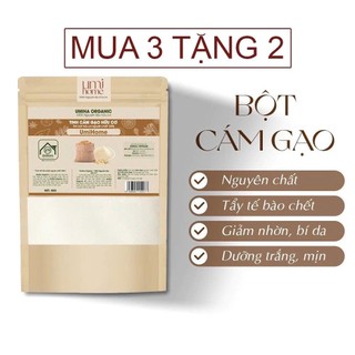 Bột Cám Gạo Sữa  đắp mặt hữu cơ nguyên chất _ 50G