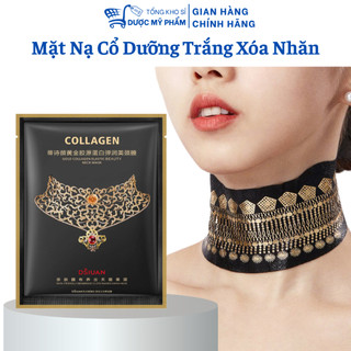 Mặt Nạ Dưỡng Trắng Hết Nhăn Chống Lão Hóa Vùng Da Cổ Cho Da Mịn Màng