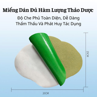 Hộp 5 Miếng Dán Giảm Mỡ Bụng Ngải Cứu Giảm Béo Tan Mỡ Detox Thải Độc Cơ Thể Hiệu Quả Tiện Lợi