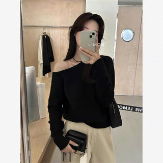 Áo Nỉ Tăm Thỏ Dài Tay Lêch Vai Nữ , Áo Trễ Vai Tay Dài Form Vừa Tôn Dáng