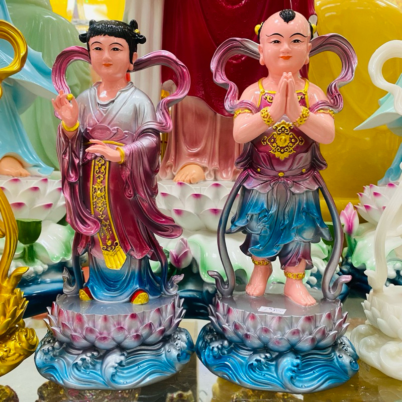 Tượng Tiên Đồng-Ngọc Nữ Cao 30 cm.