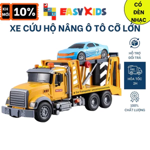 Xe Cứu Hộ Đồ Chơi Cỡ Lớn Cho Bé Như Thật Toystar, Xe Cứu Hộ Nâng Ô Tô Có Đèn Nhạc