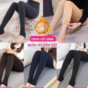 Quần Tất Legging Giữ Nhiệt Kiểu Lót Lông Mùa Đông Dưới 0 Độ Siêu Dày Siêu